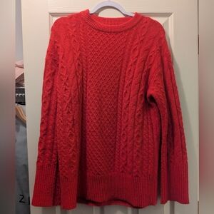 A New Day Red Oversized Sweater | Women's S